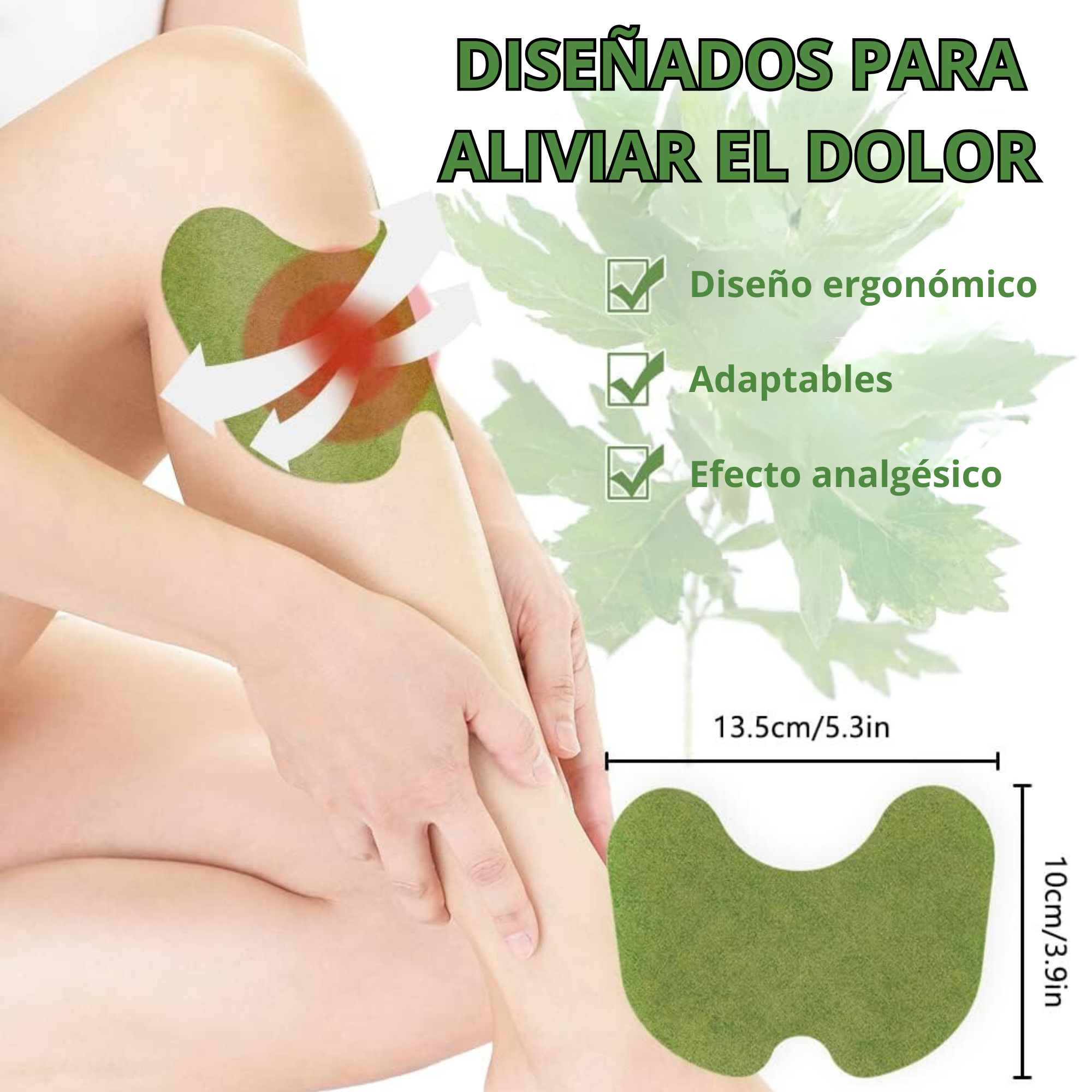 PARCHES PARA EL ALIVIO DEL DOLOR X 10