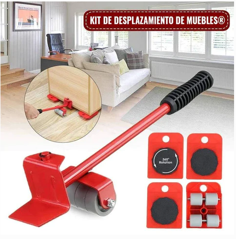 KIT DE DESPLAZAMIENTO DE MUEBLES PESADOS